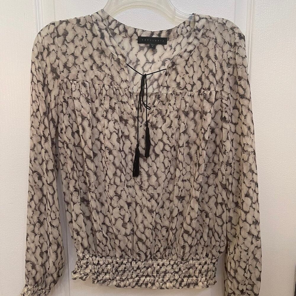 Sanctuary blouse sz Small womens blouse